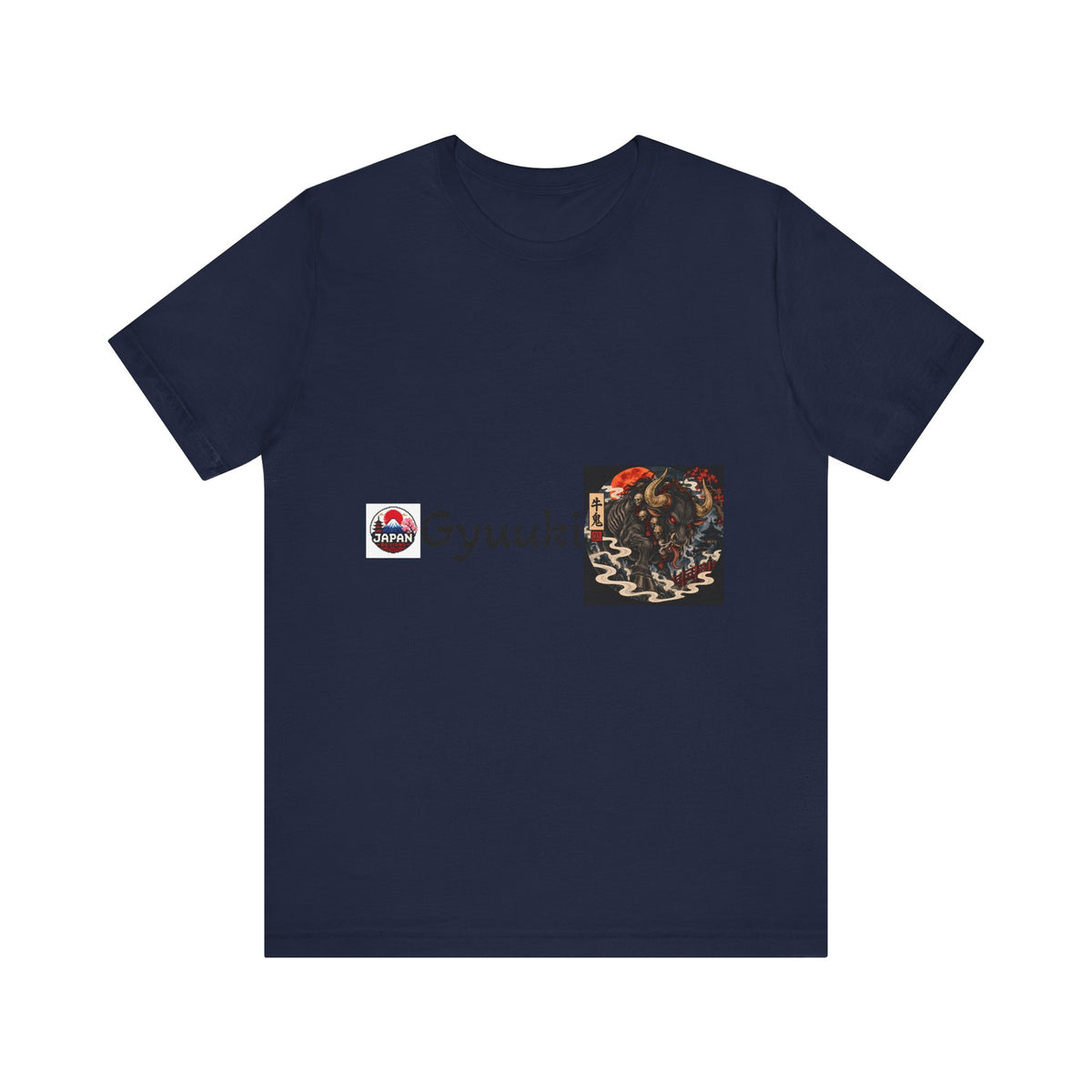 Gyuuki Japanese Yokai Halloween Demon Artwork T-Shirt | Oni Illustration Tee