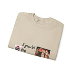 Kyuubi No Kitsune Yokai Halloween Crewneck Sweatshirt | Japanese Fox Spirit Graphic