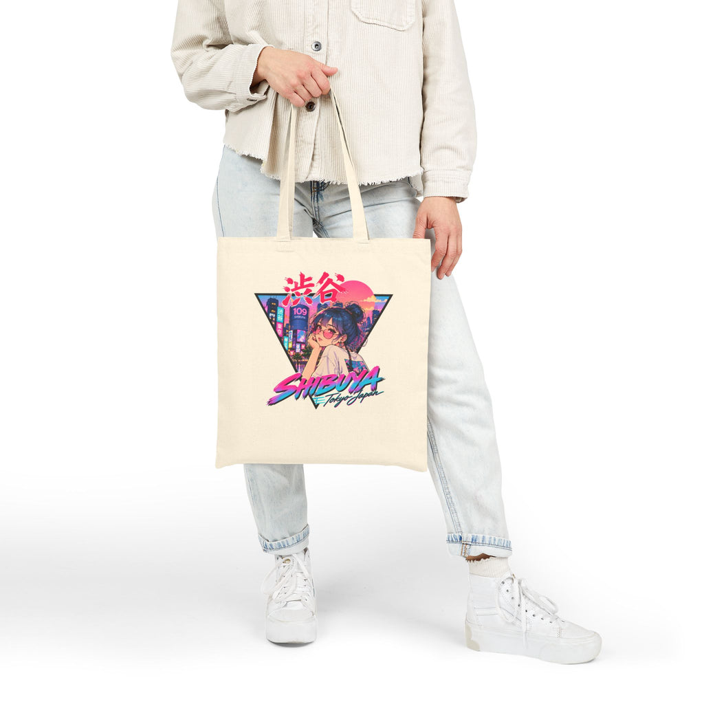 Shibuya Sky 2 Tokyo Neon Anime Tote