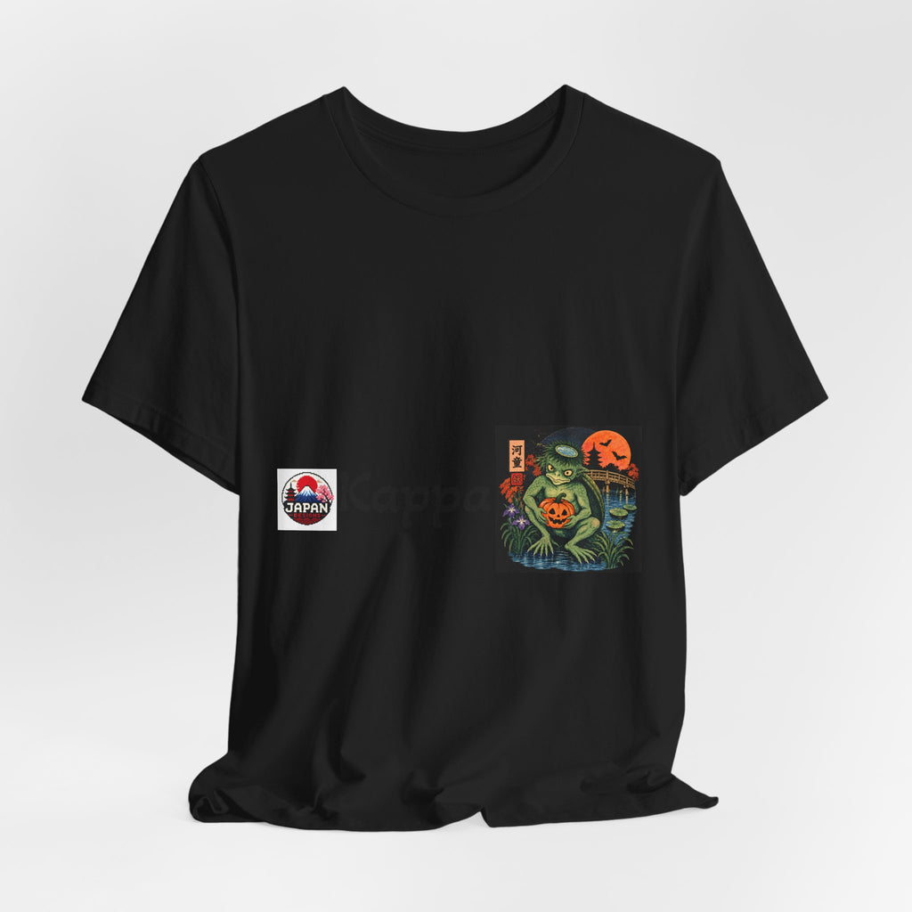 Kappa Japanese Yokai Halloween Myth Creature Tee | Kappa Illustration T-Shirt