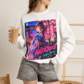 Harajuku Style 12 Neon City Anime Girl Crewneck Sweatshirt — Tokyo Street Anime Graphic