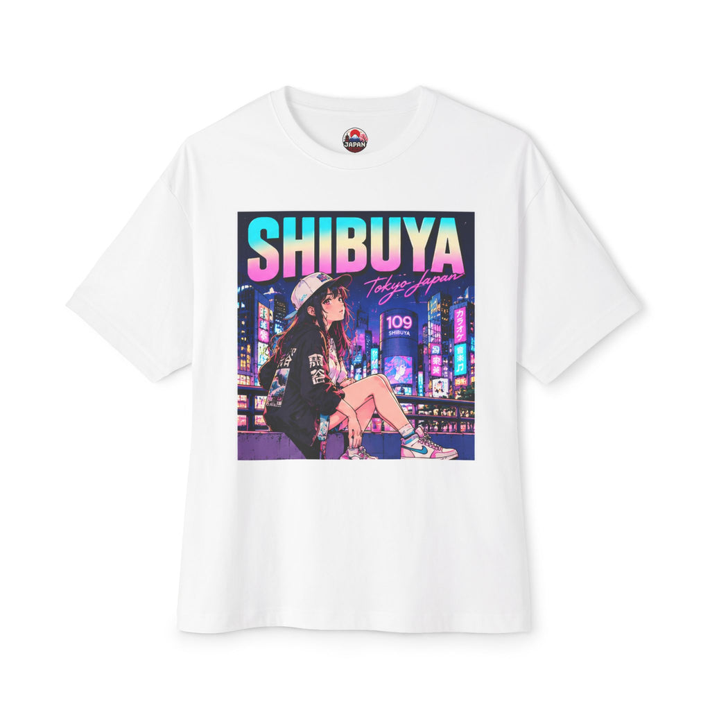 Shibuya Sky 3 Tokyo City Pop Neon Anime Tee — Retro Japanese Cityscape Graphic T-Shirt