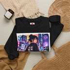 Shibuya Sky 5 Tokyo Neon Anime Crewneck Sweatshirt