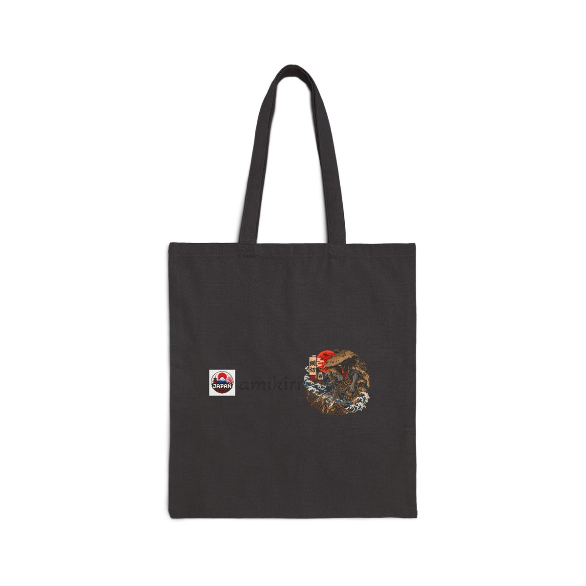 Amikiri Japanese Yokai Halloween Illustration Tote Bag | Cute Animal Canvas Shopper