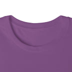 Akihabara Cyborg Sniper T‑Shirt —Purple Akihabara Neon City Graphic