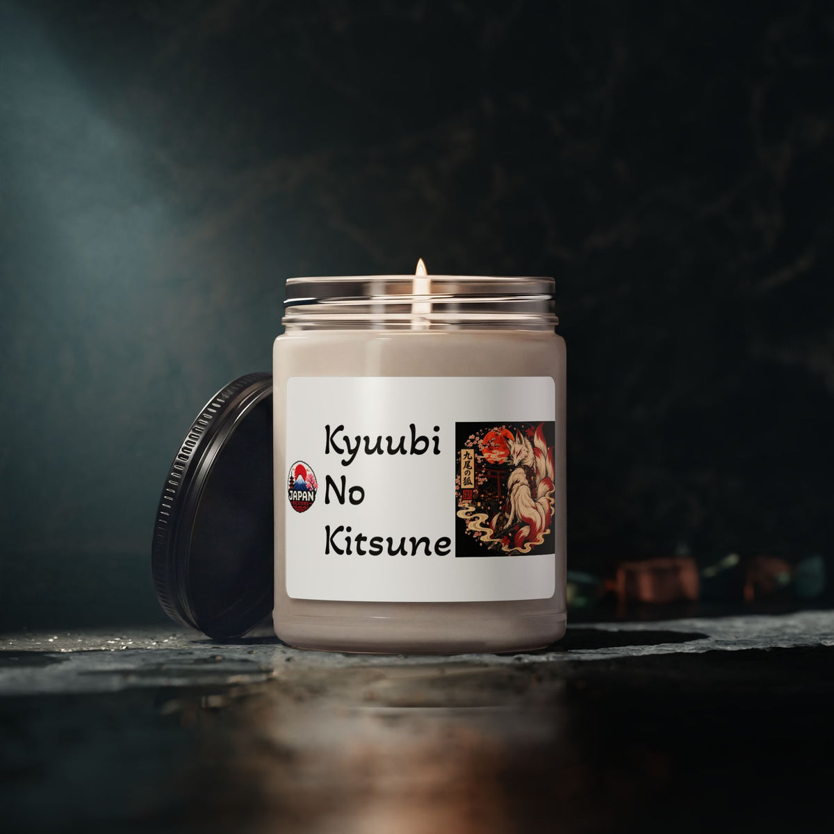 Kyuubi No Kitsune Japanese Halloween Yokai Candle | 9oz Soy Jar