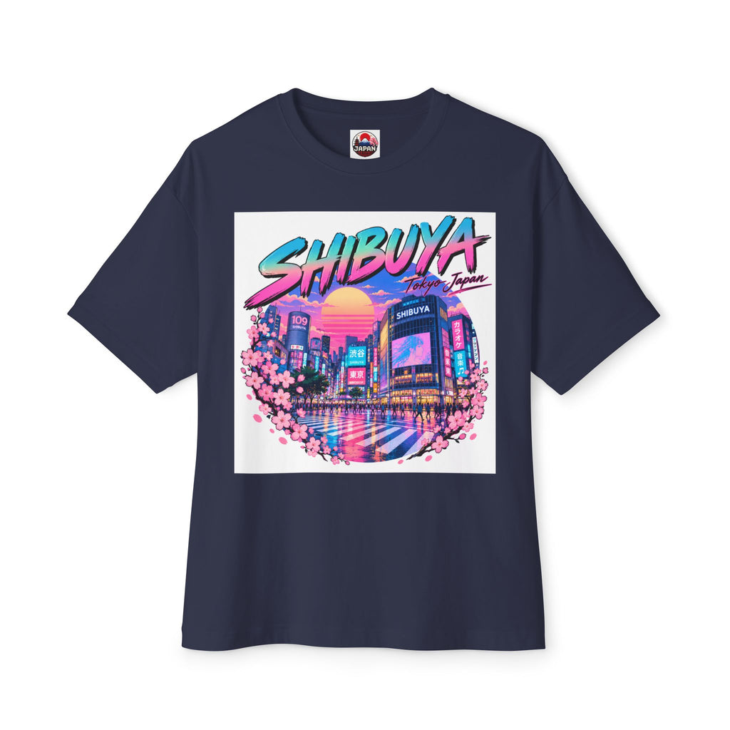 Shibuya Sky 0 Tokyo City Pop Neon Anime Tee — Retro Japanese Cityscape Graphic T-Shirt