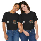 Amikiri yokai Halloween Logo Tee | Japanese Mask Illustration T-Shirt