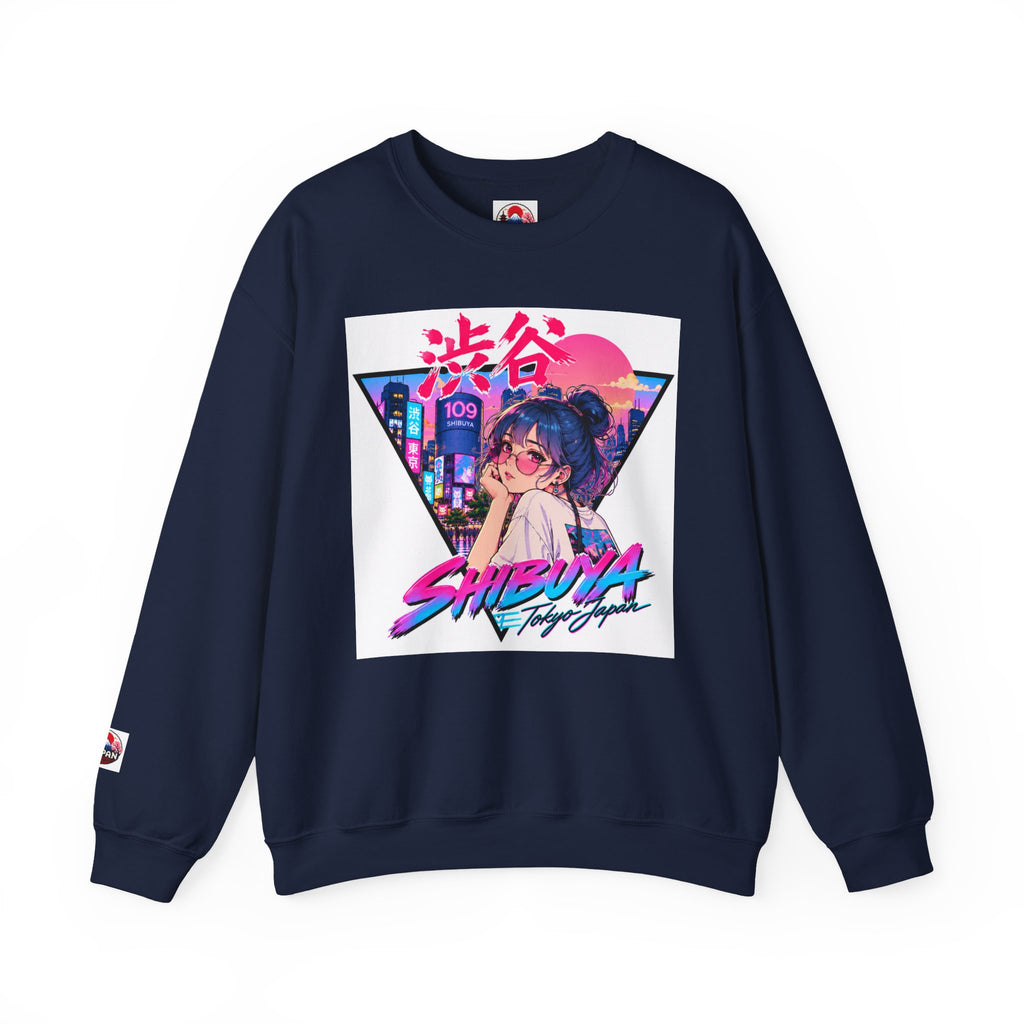 Shibuya Sky 2 Neon Anime Crewneck Sweatshirt