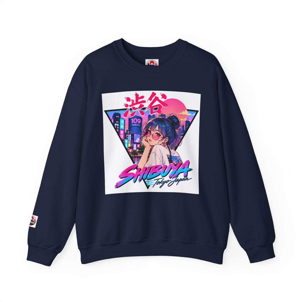 Shibuya Sky 2 Neon Anime Crewneck Sweatshirt