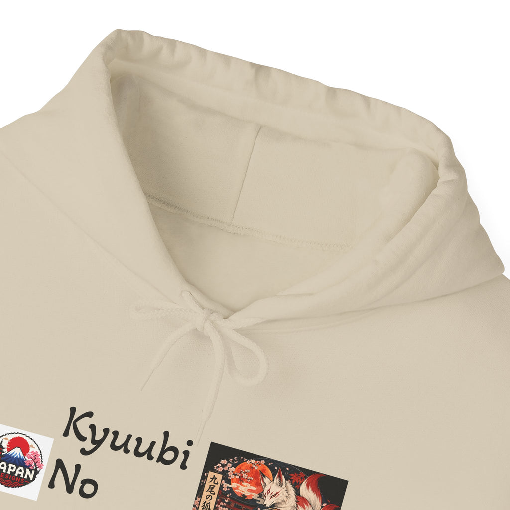 Japanese Fox Spirit Yokai Halloween Hoodie | Kyuubi No Kitsune Illustration