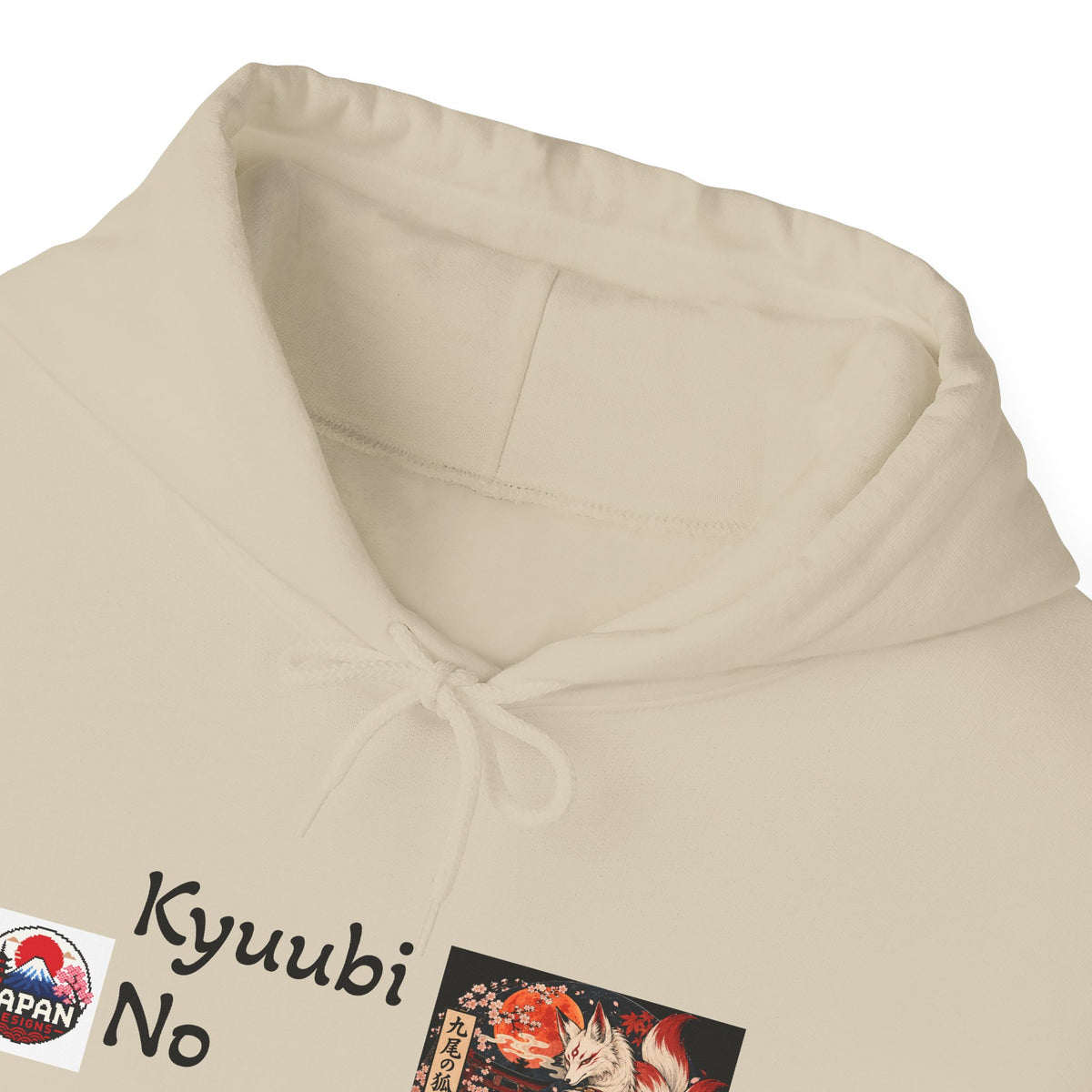 Japanese Fox Spirit Yokai Halloween Hoodie | Kyuubi No Kitsune Illustration