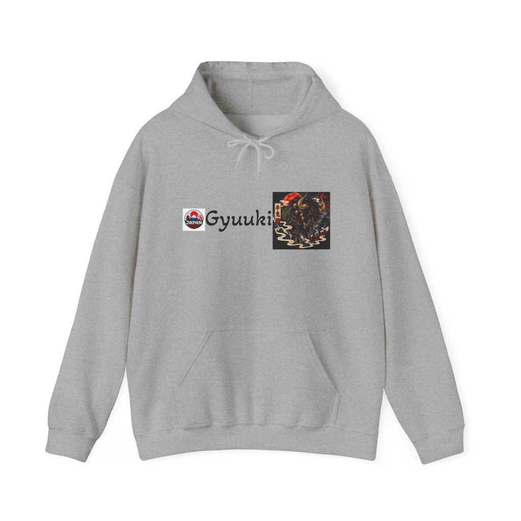 Gyuuki Demon Yokai Halloween Art Hoodie | Anime Shinobi Graphic Sweatshirt