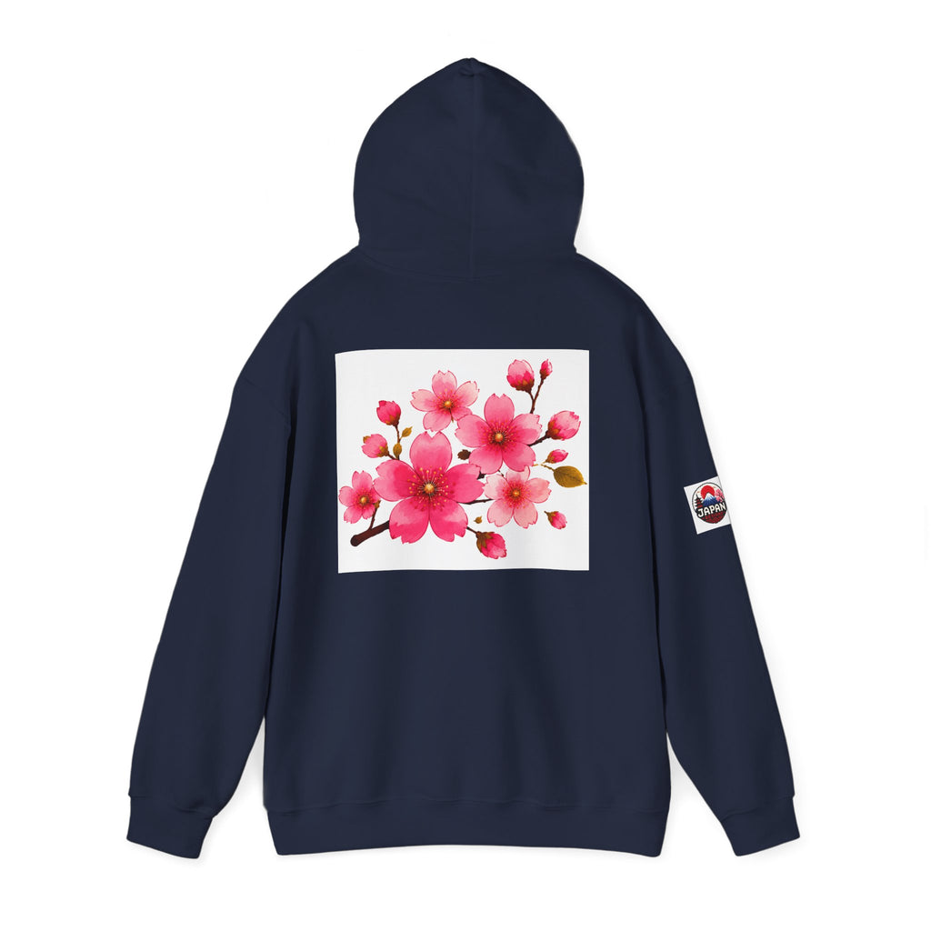 Cherry Blossom Hoodie — Pink Sakura Floral Japanese-Inspired Sweatshirt