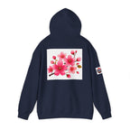 Cherry Blossom Hoodie — Pink Sakura Floral Japanese-Inspired Sweatshirt