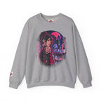 Anime Cyberpunk Sweatshirt - Neon Pink Tokyo 'Shinjuku' Crewneck