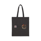 Gyuuki Japanese Yokai Halloween Demon Mask Tote Bag | Anime Canvas Shopper