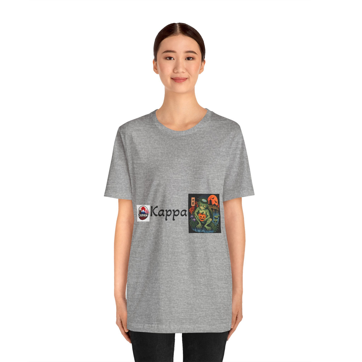 Kappa Japanese Yokai Halloween Myth Creature Tee | Kappa Illustration T-Shirt