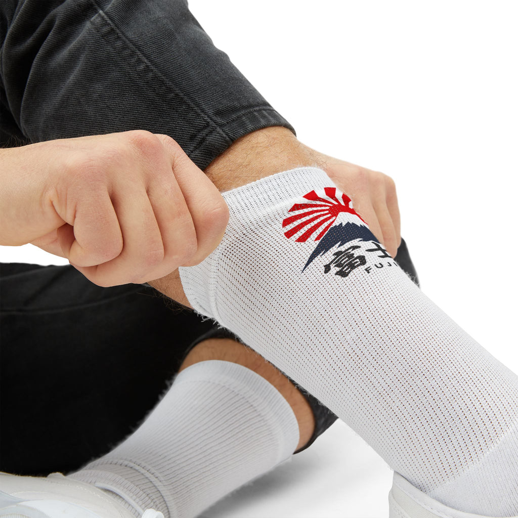 Mt. Fuji Japan Designs Sublimated Socks — Crew Athletic Socks