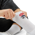 Mt. Fuji Japan Designs Sublimated Socks — Crew Athletic Socks