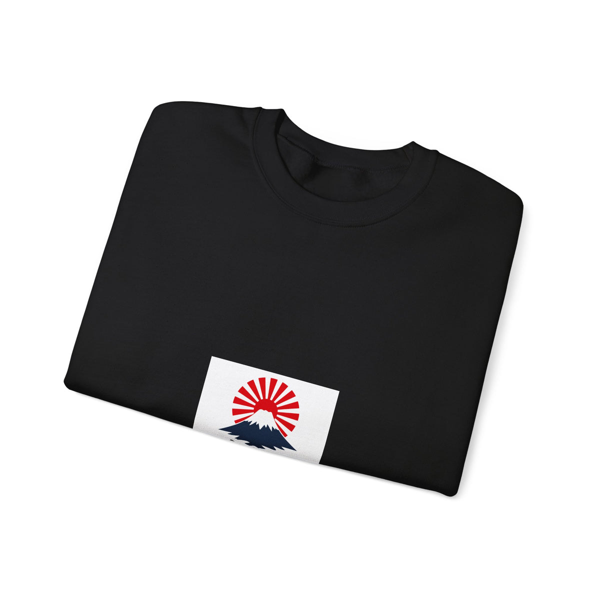 Rising Sun Mount Fuji Sweatshirt | Japanese Kanji Graphic