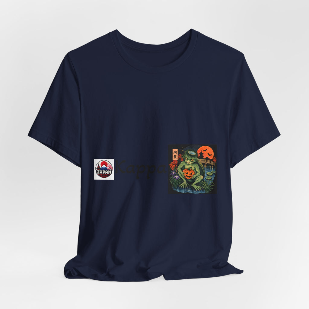 Kappa Japanese Yokai Halloween Myth Creature Tee | Kappa Illustration T-Shirt