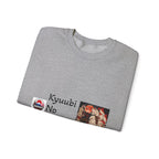 Kyuubi No Kitsune Yokai Halloween Crewneck Sweatshirt | Japanese Fox Spirit Graphic