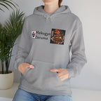 Mokugyo Daruma Yokai Halloween Illustration Hoodie | Japanese Temple Drum Design