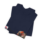 Tengu Japanese Yokai Halloween Mask Tee | Tengu Illustration T-Shirt
