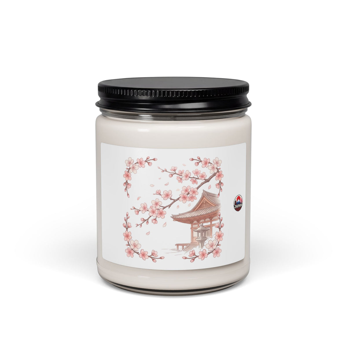 Sakura Design Japanese Soy Candle — 9oz Scented Candle for Anime & Martial Arts Fans