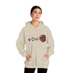Oni Red Mask Yokai Halloween Art Hoodie | Japanese Demon Illustration