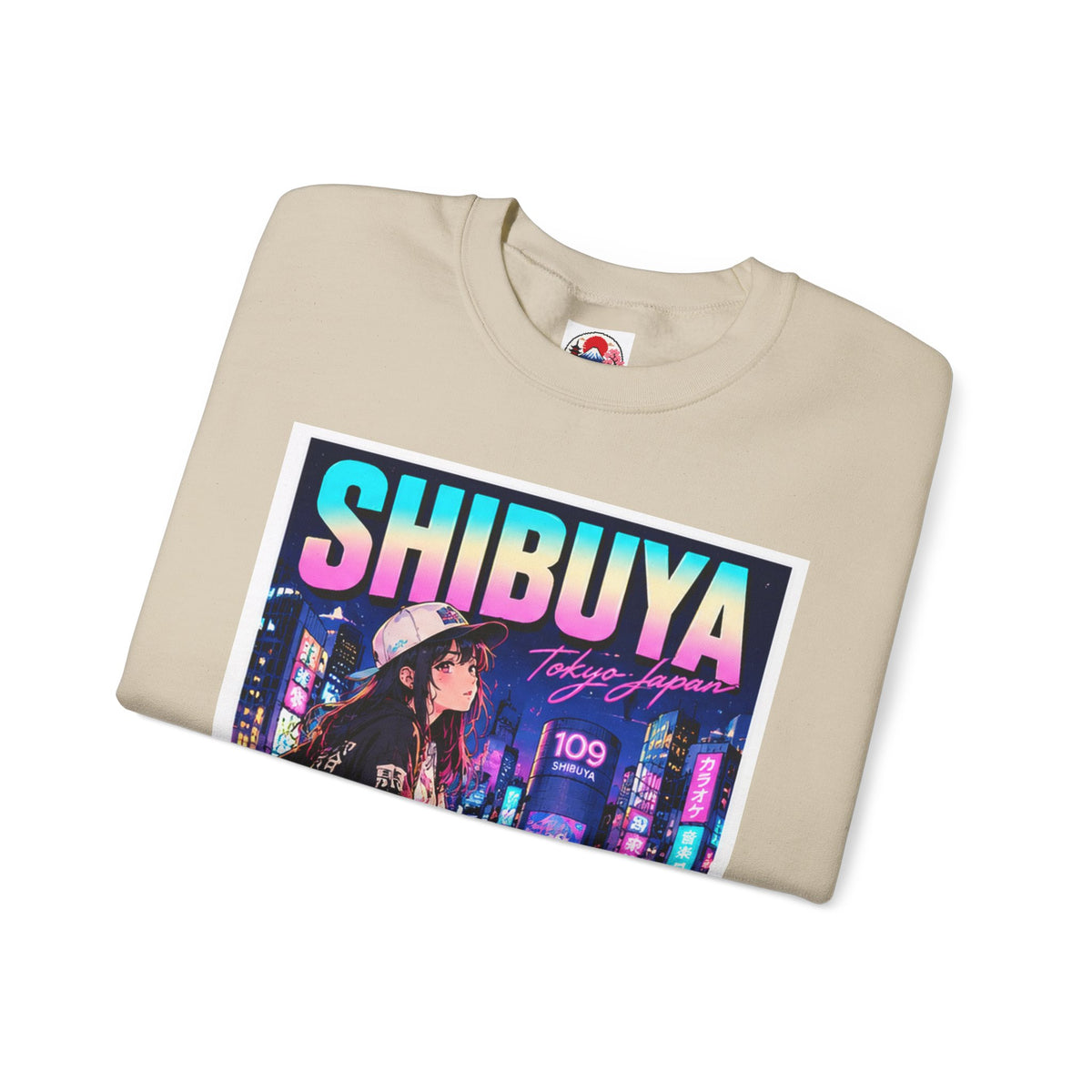 Shibuya Sky 3 Tokyo Neon Anime Crewneck Sweatshirt