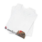 Amikiri yokai Halloween Logo Tee | Japanese Mask Illustration T-Shirt