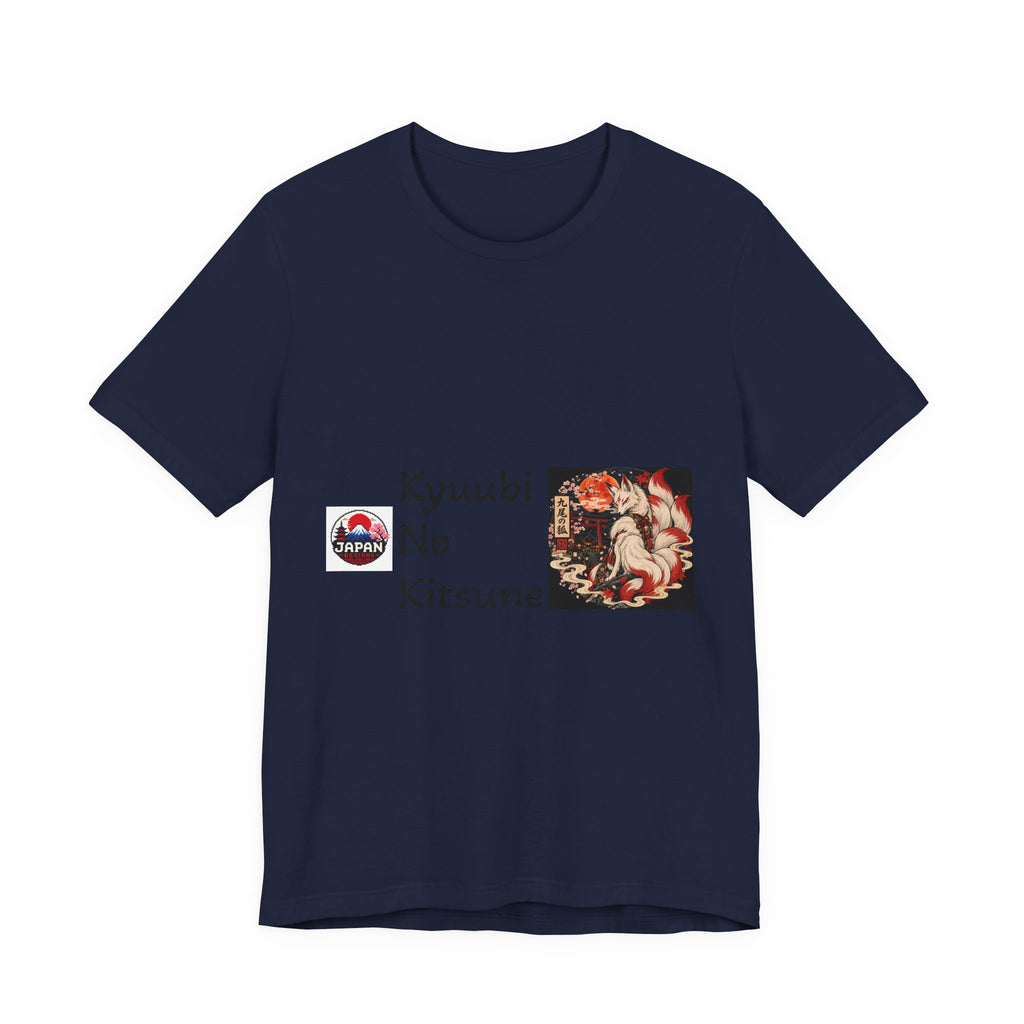 Kyuubi No Kitsune Yokai Halloween T-Shirt | Japanese Fox Spirit Illustration