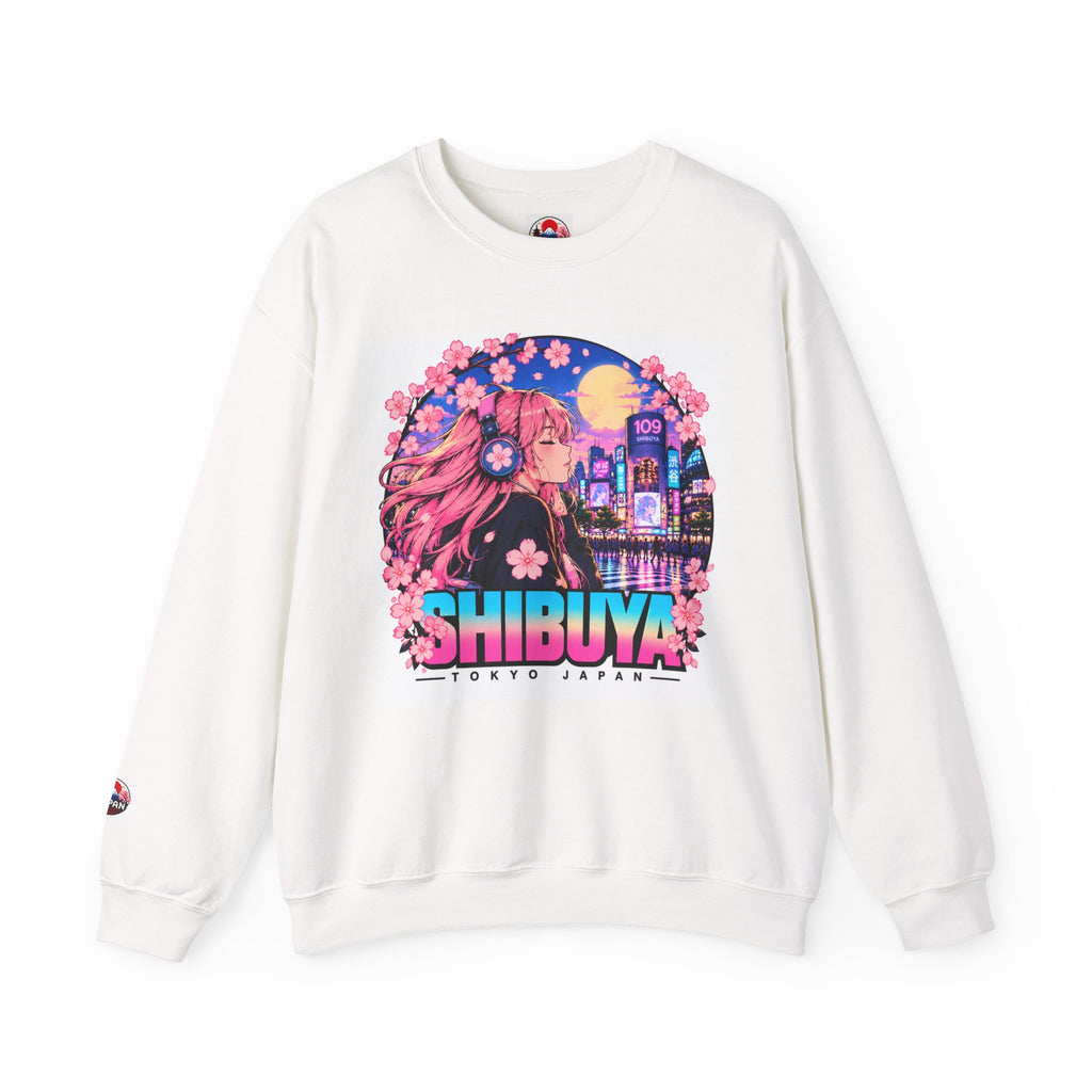 Shibuya Sky 4 Tokyo Neon Anime Crewneck Sweatshirt