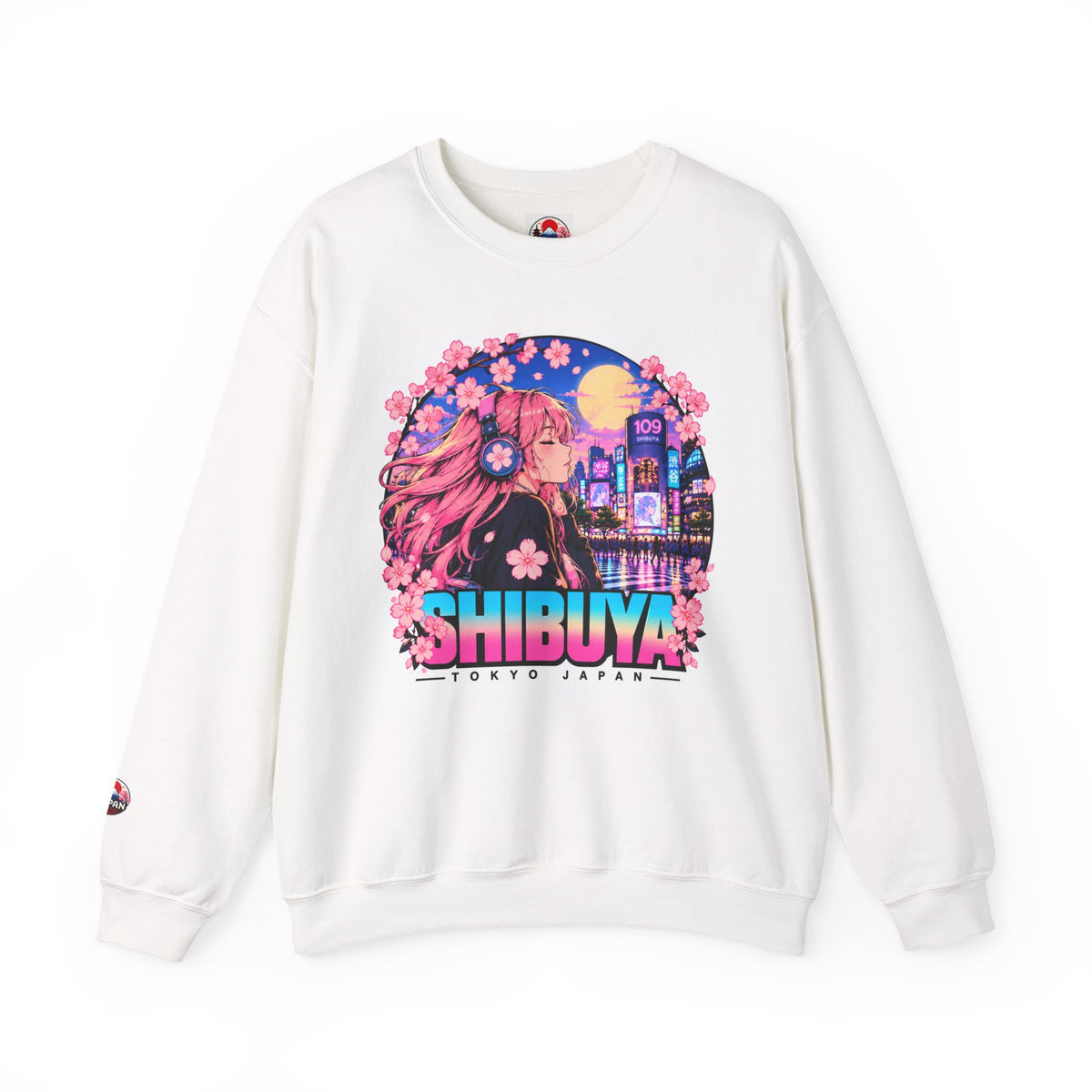 Shibuya Sky 4 Tokyo Neon Anime Crewneck Sweatshirt