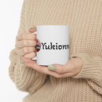 Snow Woman Japanese Ghost Halloween Geisha illustration Mug | Japanese Ukiyo-e style ceramic mug