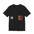 Oni Japanese Demon Yokai Halloween Illustration T-Shirt | Samurai Mask Graphic