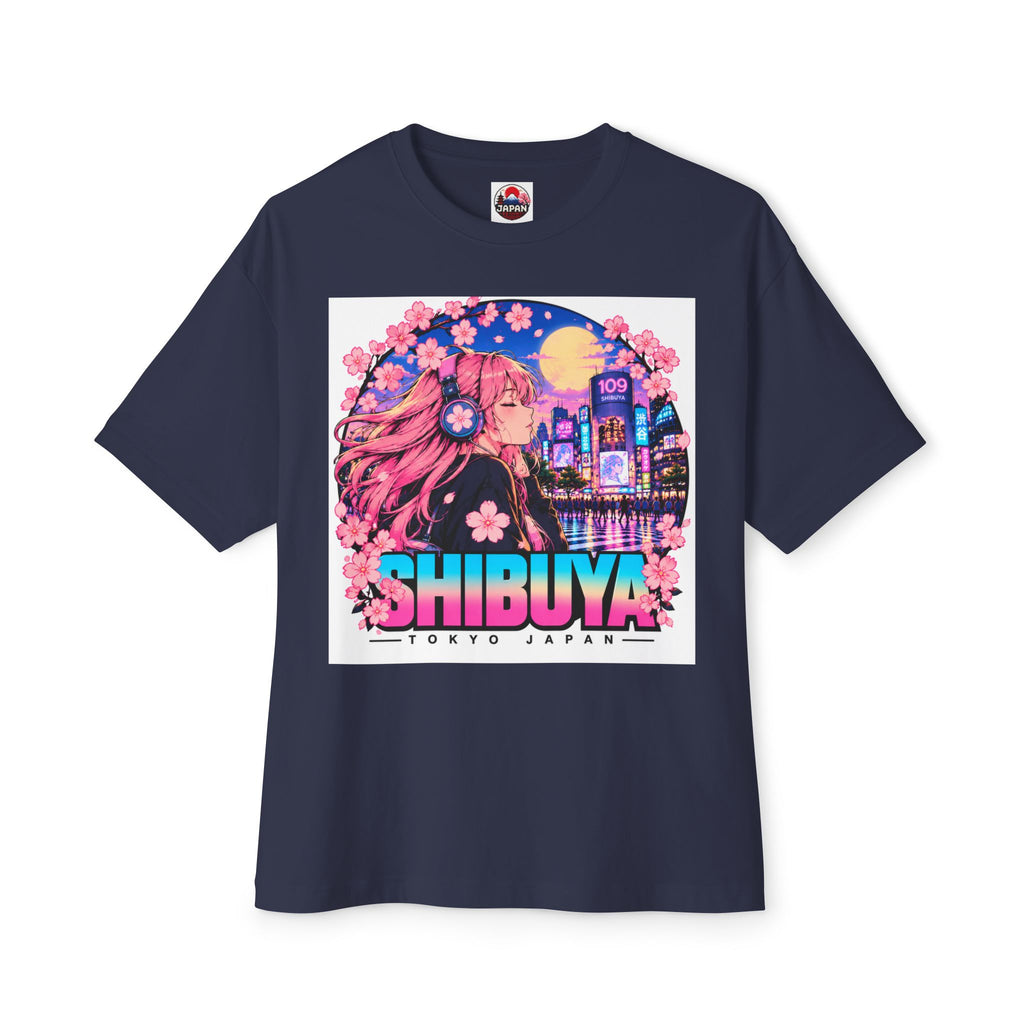 Shibuya Sky 4 Tokyo City Pop Neon Anime Tee — Retro Japanese Cityscape Graphic T-Shirt