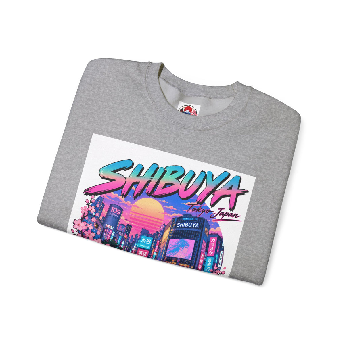 Shibuya Sky 0 Tokyo Neon Anime Crewneck Sweatshirt