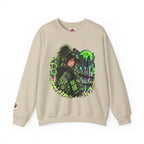 Anime Cyberpunk Sweatshirt - Neon Green Tokyo 'Shinjuku' Crewneck