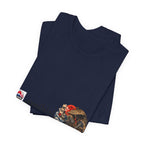 Amikiri yokai Halloween Logo Tee | Japanese Mask Illustration T-Shirt