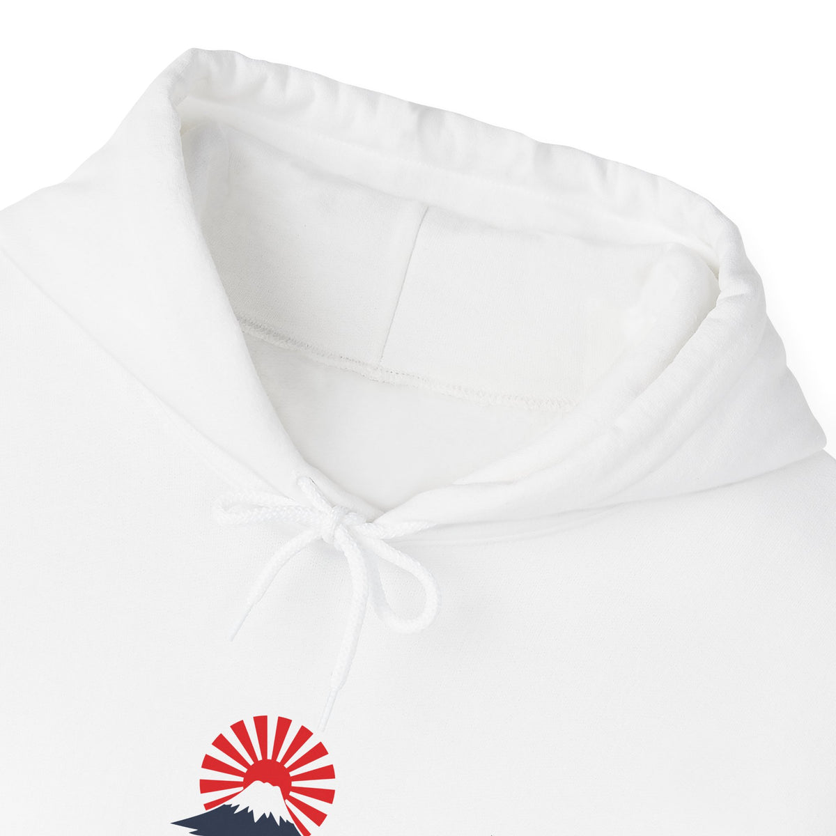 Rising Sun Mount Fuji Hoodie | Japanese Kanji Graphic