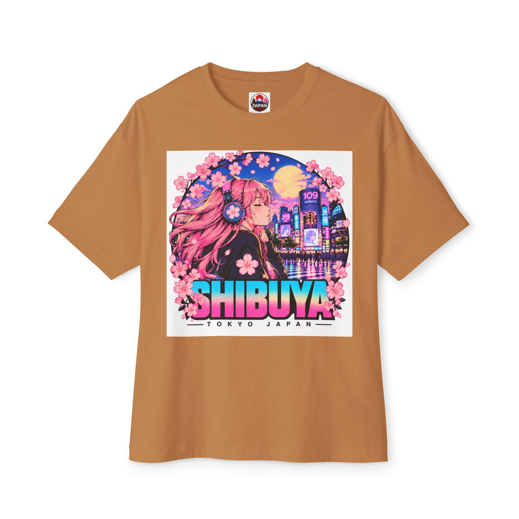 Shibuya Sky 4 Tokyo City Pop Neon Anime Tee — Retro Japanese Cityscape Graphic T-Shirt