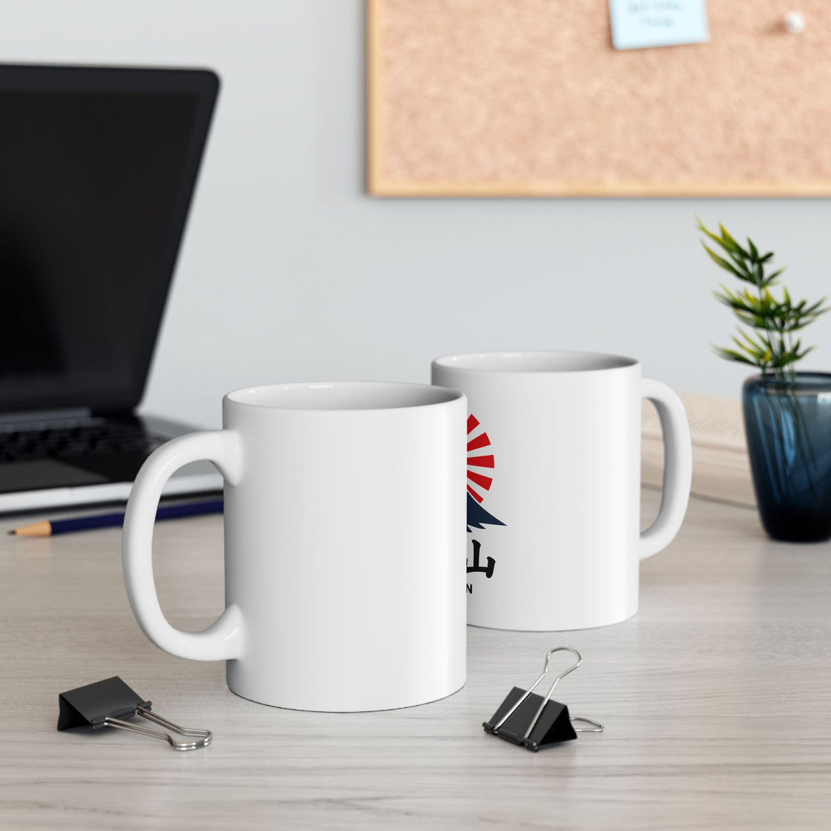 Fujisan Mount Fuji Rising Sun Mug | Ceramic Coffee Cup