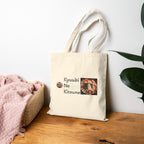 Kyuubi No Kitsune Yokai Halloween Tote Bag | Japanese Fox Spirit Illustration