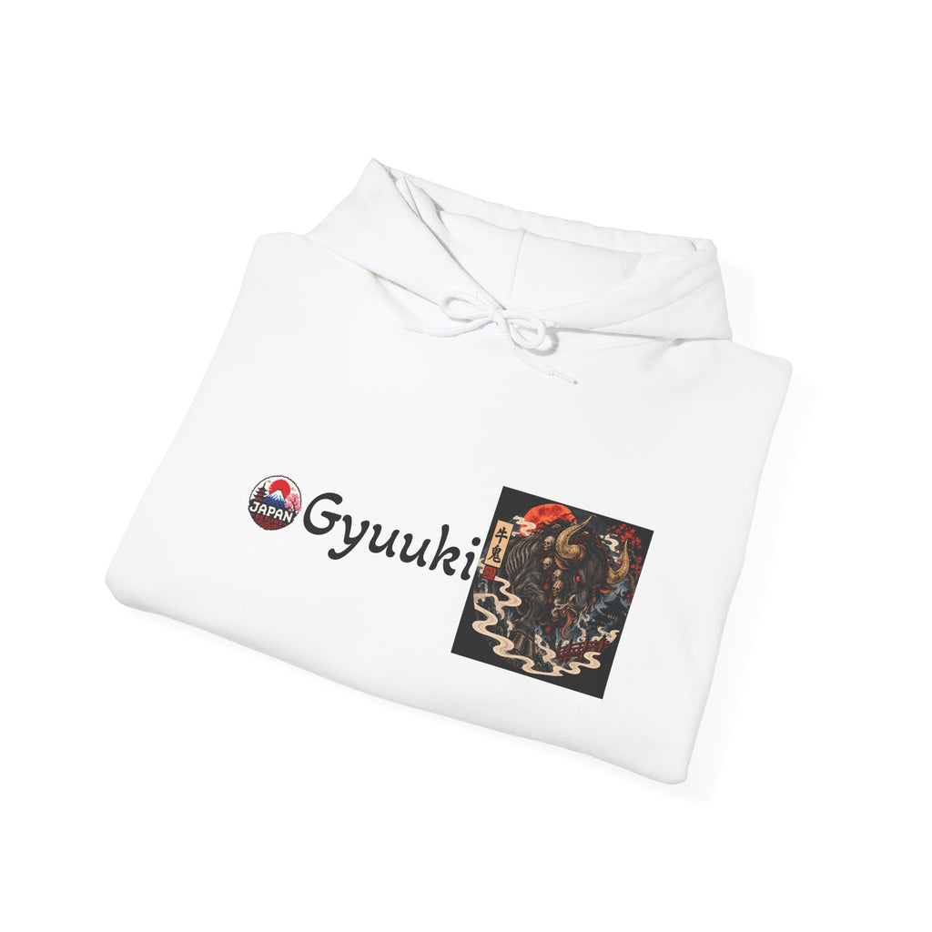 Gyuuki Demon Yokai Halloween Art Hoodie | Anime Shinobi Graphic Sweatshirt