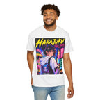 Harajuku Style 3 Neon City Anime Girl T-Shirt – Tokyo Streetwear Graphic Tee