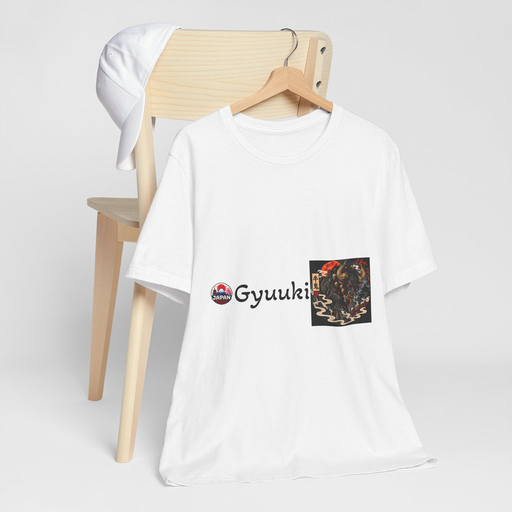 Gyuuki Japanese Yokai Halloween Demon Artwork T-Shirt | Oni Illustration Tee