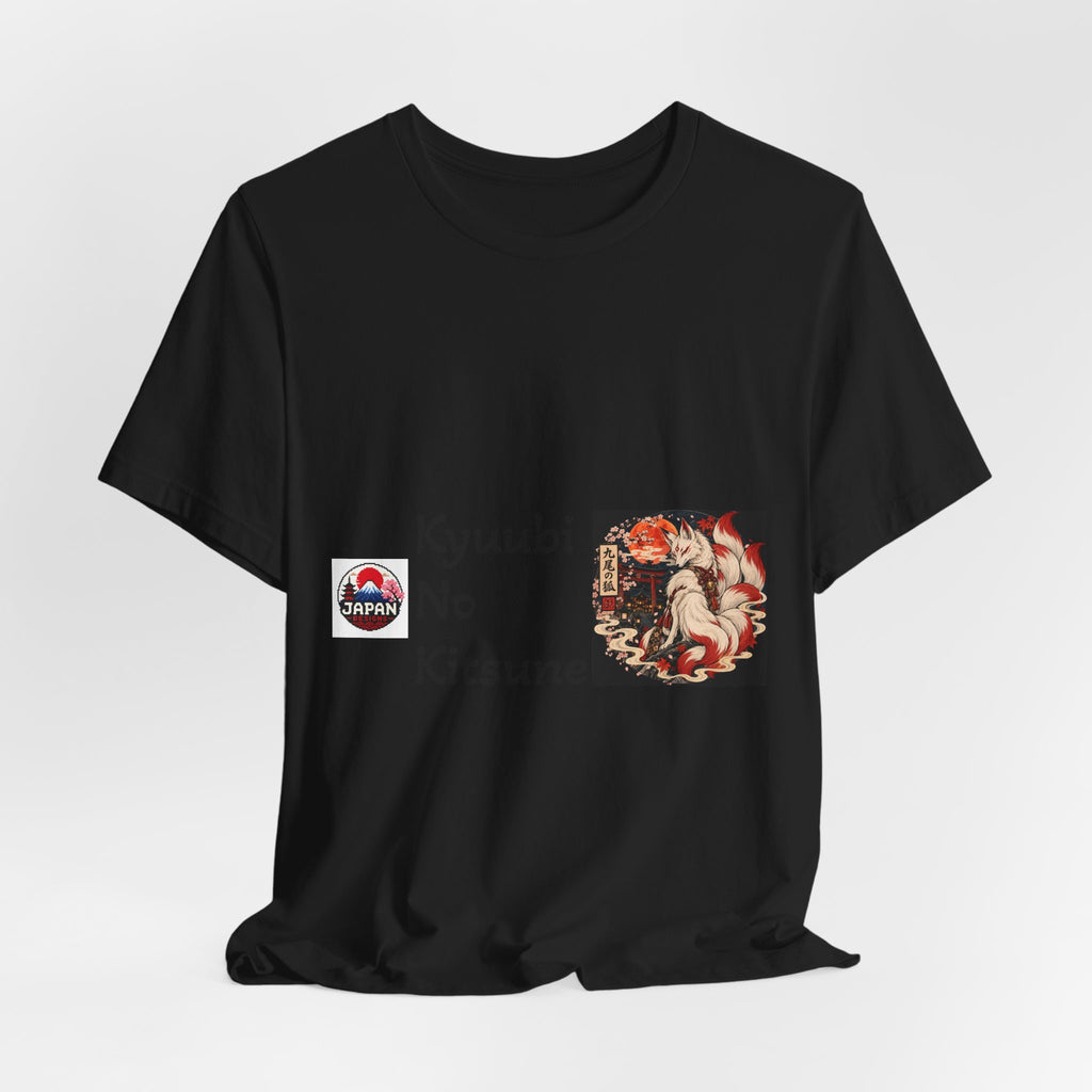 Kyuubi No Kitsune Yokai Halloween T-Shirt | Japanese Fox Spirit Illustration